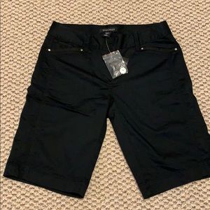 NWT White House Black Market black Bermuda shorts